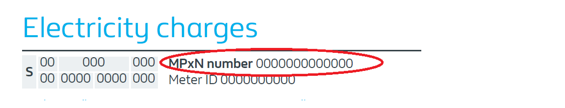 British Gas Lite - how to find your MPAN or MPRN number